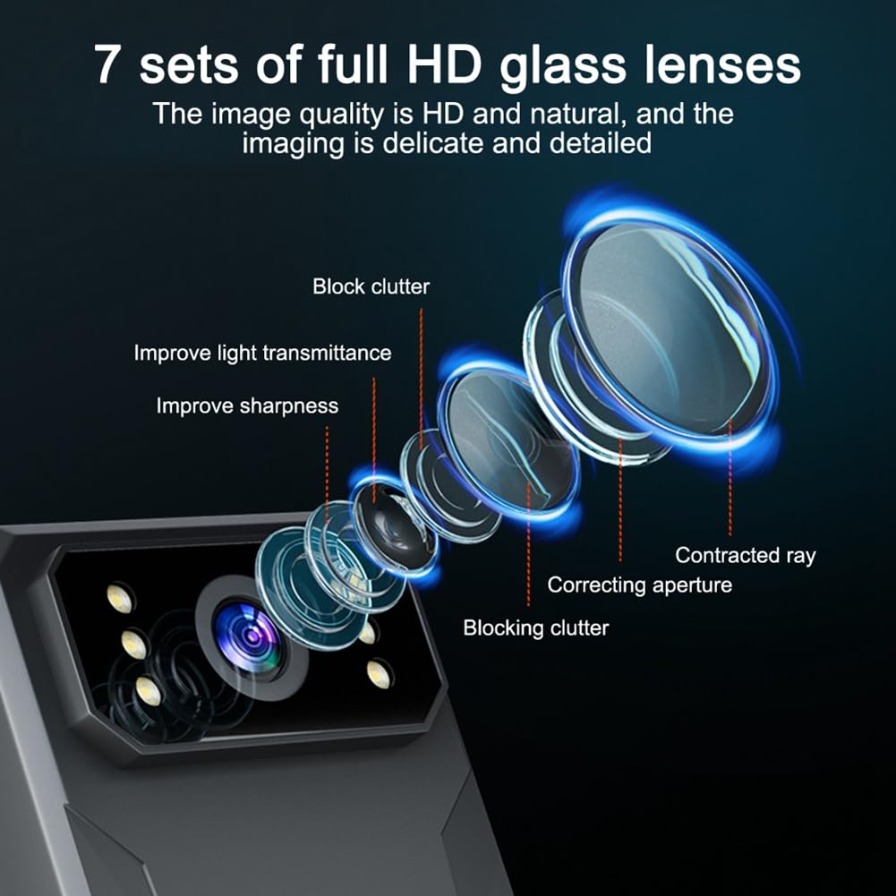 Mini Caméra Numérique 2K/4K/1080P, Enregistreur Vidéo de Sport DV DVR, Caméra Corporelle, Enregistreur de Surveillance sur Site, Vision Nocturne Infrarouge