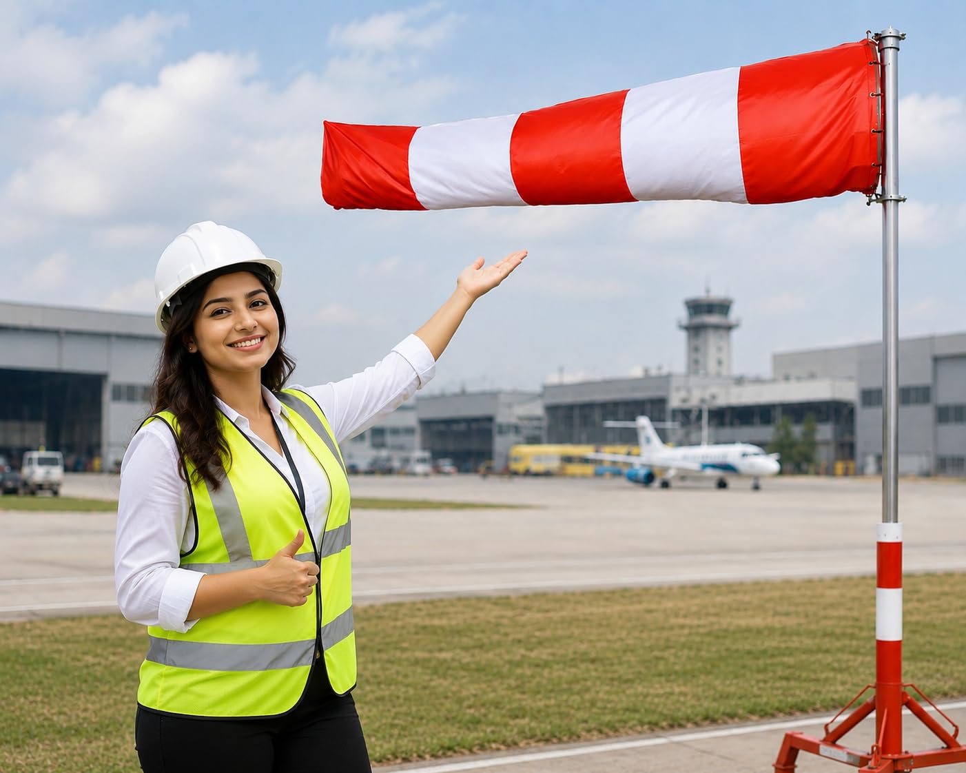 Wind Indicator Flag for Wind Direction, windsock flag for Airport & Industries- Wind sock Flag Only-image-19