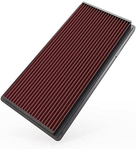 Miniatura 2 de K&N Filtro de aire del motor Aumenta la potencia y remolque, lavable, Premium, Filtro de aire de repuesto Compatible con Jeep Cherokee 1996-2001,