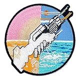  C&D Visionary Pink Floyd The Wall Wish You Patch, Black, White, Red