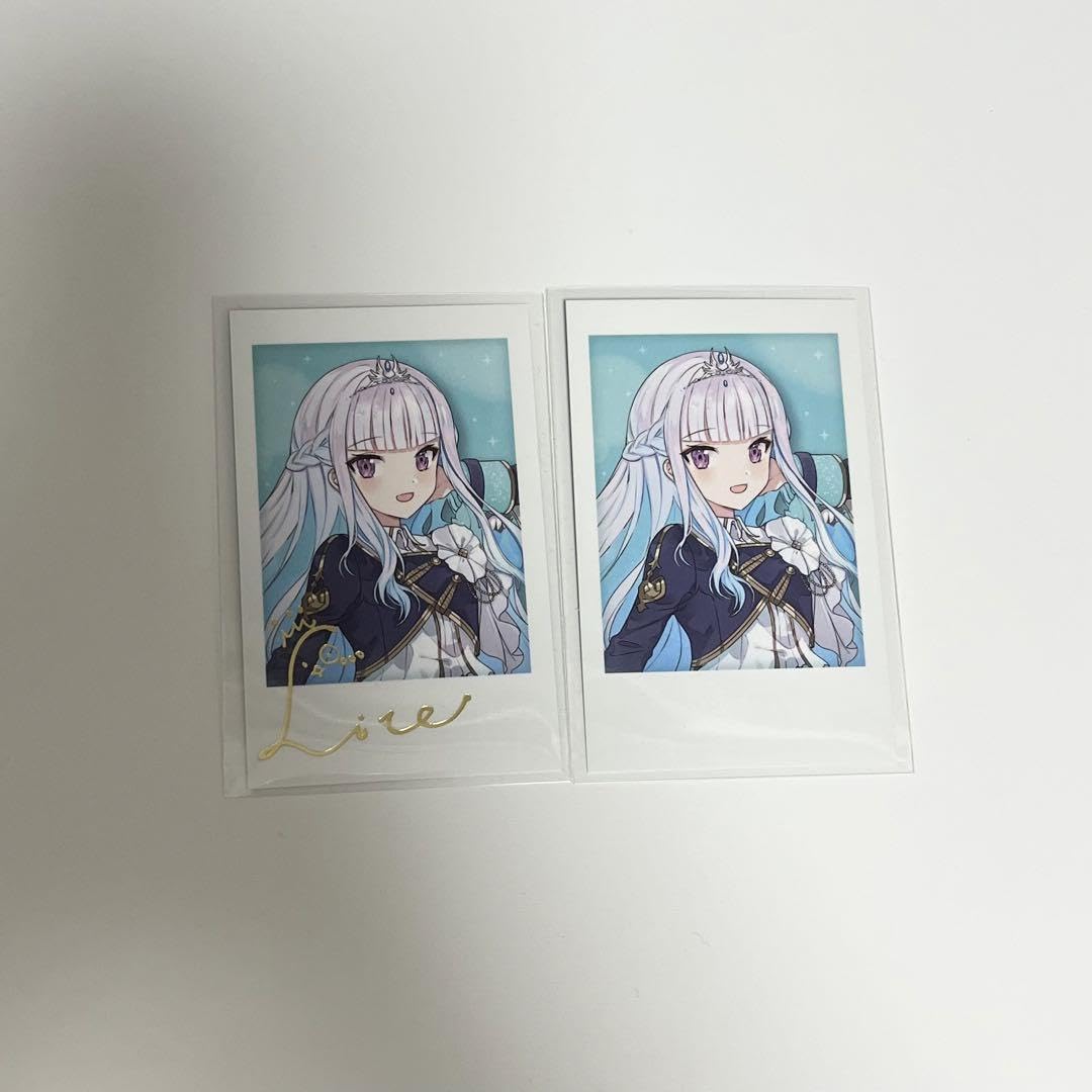 Amazon.co.jp: にじさん 5周年 チェキ風カード リゼ・ヘルエスタ