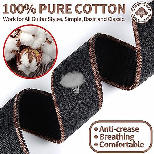 HUIOP Sangle en coton pour guitare Folk,électrique,en pur coton,avec ceinture à défilement,5 palettes et 2 boucles en caoutchouc,Sangle en coton pour guitare - Les Beatles, Paul McCartney, John Lennon, RIngo Starr, George Harrison HUIOP Sangle en coton pour guitare Folk,électrique,en pur coton,avec ceinture à défilement,5 palettes et 2 boucles en caoutchouc,Sangle en coton pour guitare – Image 7