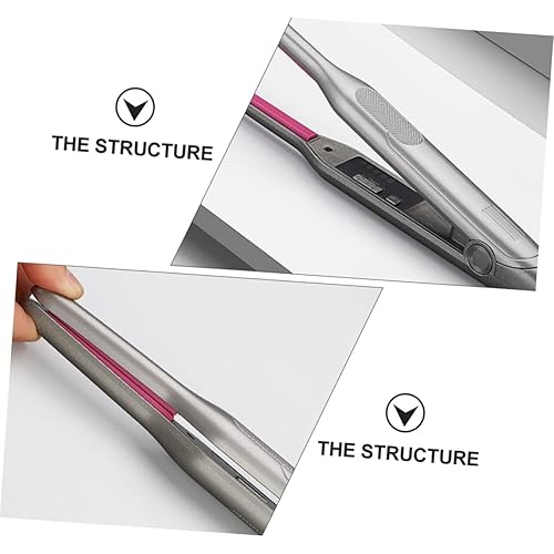 Miniatura 6 de Mikinona Herramienta de alisado y rizador de pelo de viaje, dispositivo de peinado compacto de mano para facilitar el rizado y alisar el