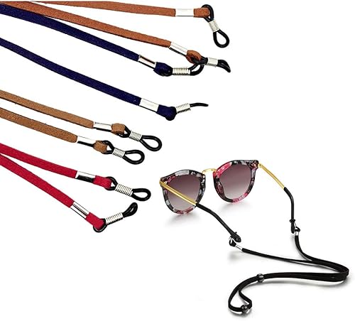 Miniatura 2 de KECHIO Correa de soporte para lentes de ojos, correas para gafas para hombres y mujeres, soportes para anteojos alrededor del cuello, cadena de