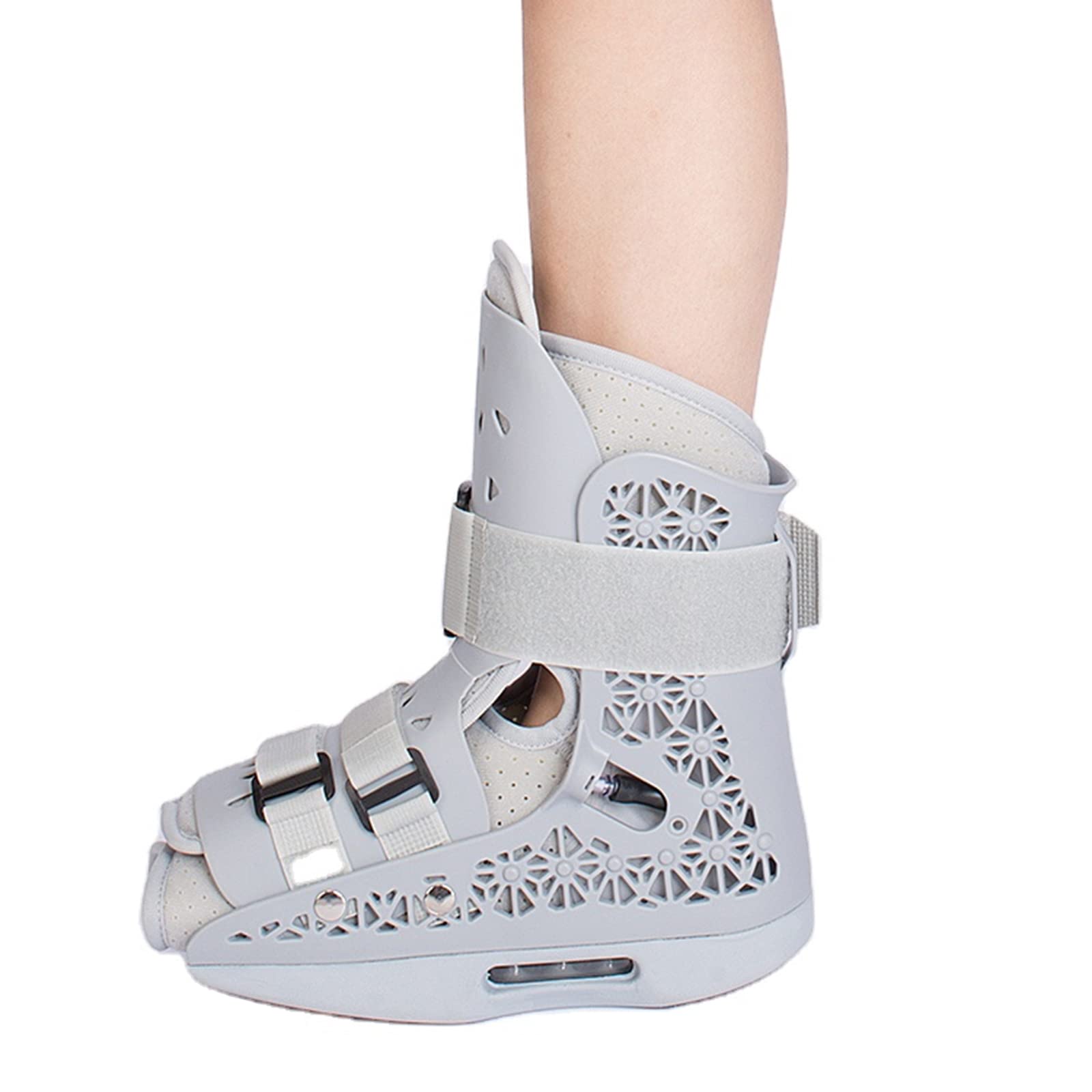 NGDFGR Inflatable Walking Boots, Walkers Achilles Tendon Boots Short Breathable Foot Ankle Orthotic Brace For Improved Walking Gait, Pain Relief And Stress Relief,size_name-L