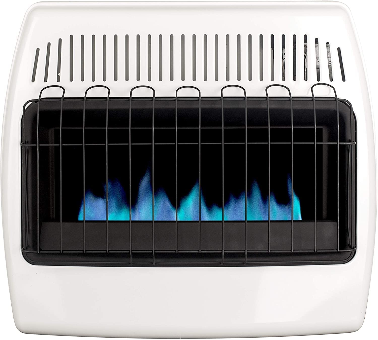 Amazon.com: UTY 30,000 BTU Propane / Natural Gas Wall Heater for Indoor Use  - Dual Fuel, Vent-Free, White, 28 x 11 x 24 inches : Home u0026 Kitchen
