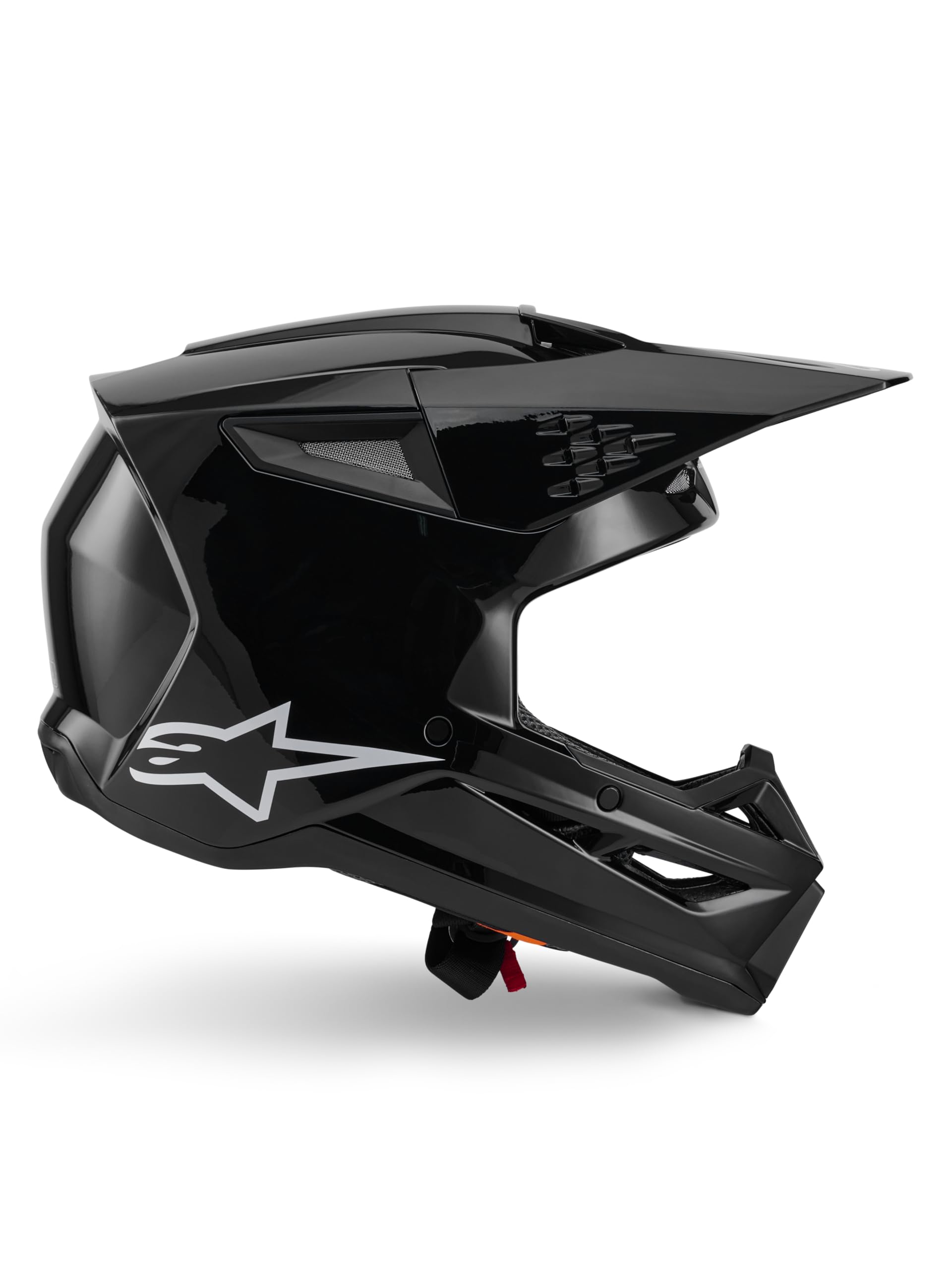 Alpinestars Motocrosshelm S-M3 Solid Schwarz Glossy – ECE 22.06