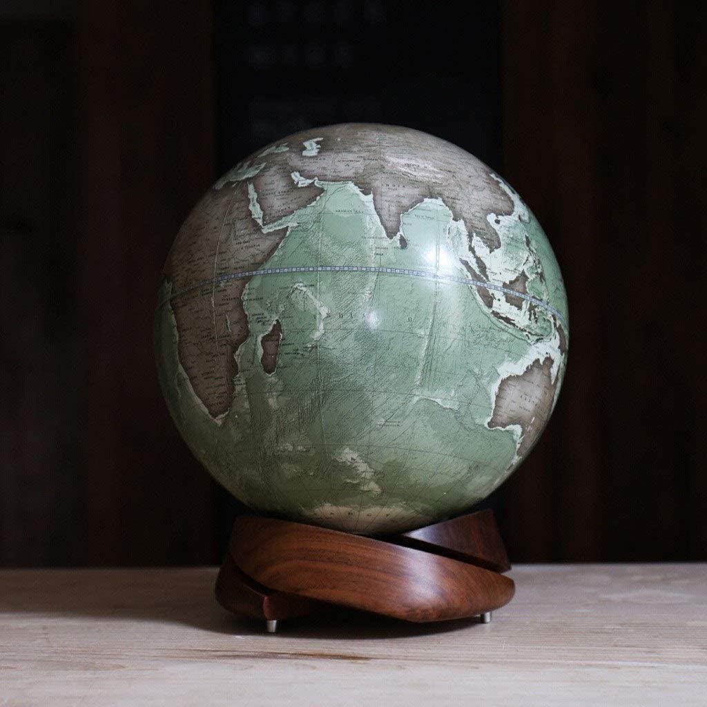 Globus, Obrotowy globus geograficzny Ziemi Dekoracyjny drewniany z