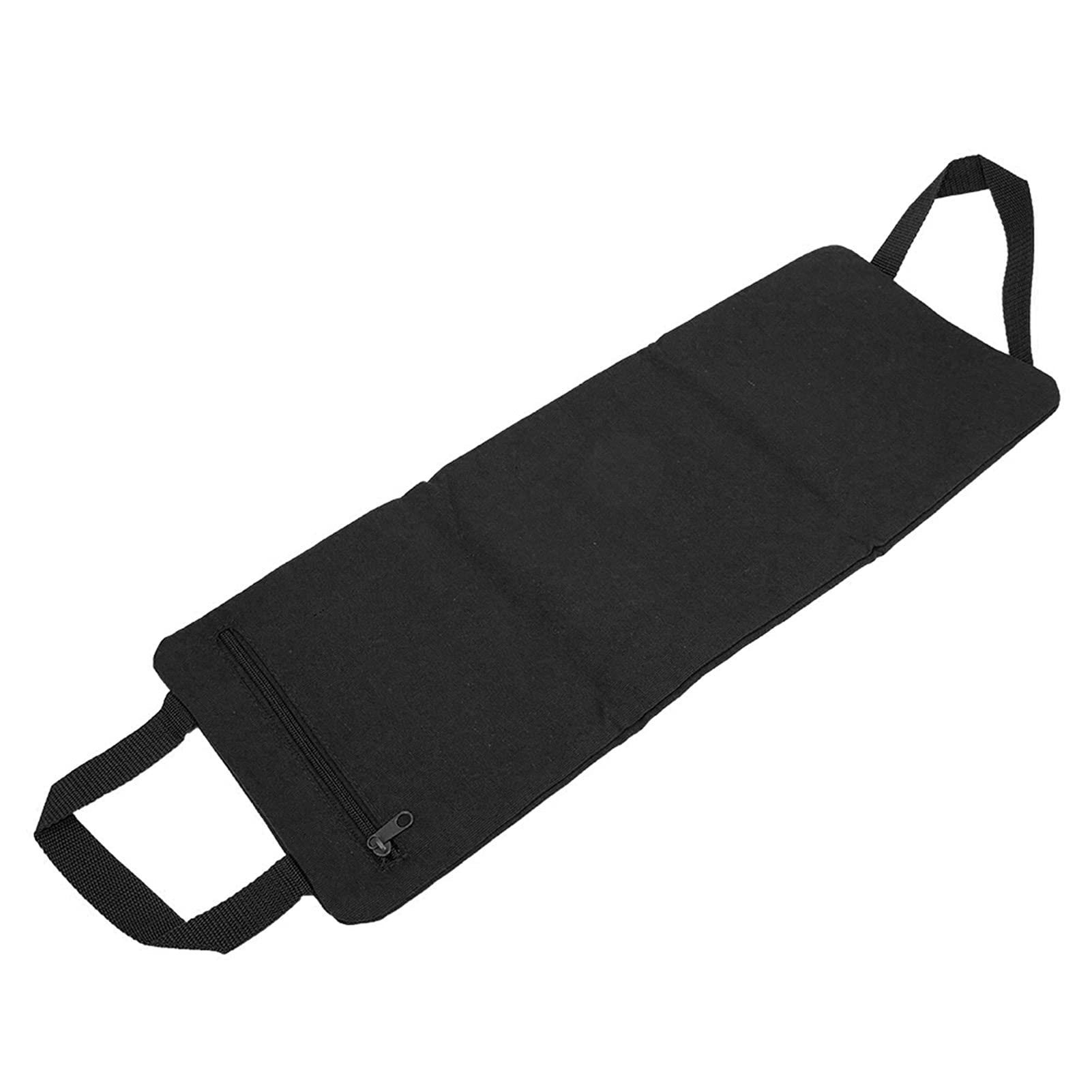 URSXODAWQ Thin Arm Yoga Sandbag, Workout Freeweight Bag for Leg Slimming Training, Lightweight Zippered Fitness Sandbag with Leakproof Inner Bag, Sturdy Handles for Yoga and Home Gym Exercis (Black)