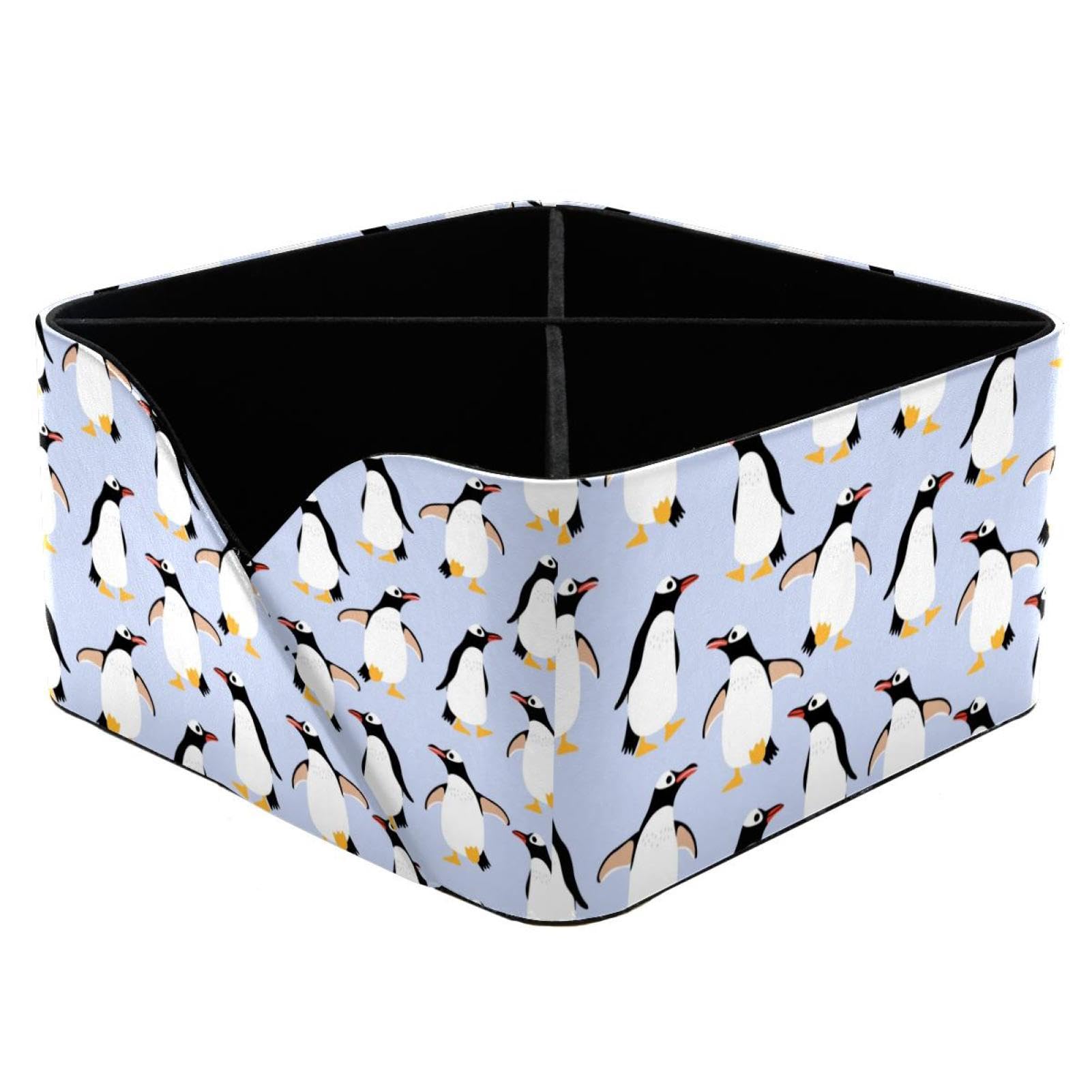 Organiseur de bureau pingouin avec porte-crayons et pot de rangement de table