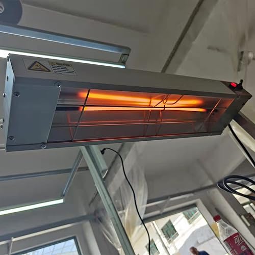 Miniatura 4 de Lámpara de calor de alimentos de 24 pulgadas, calentador de alimentos de tira comercial de 500 vatios con cadena y enchufe de EE. UU., 110 V (24