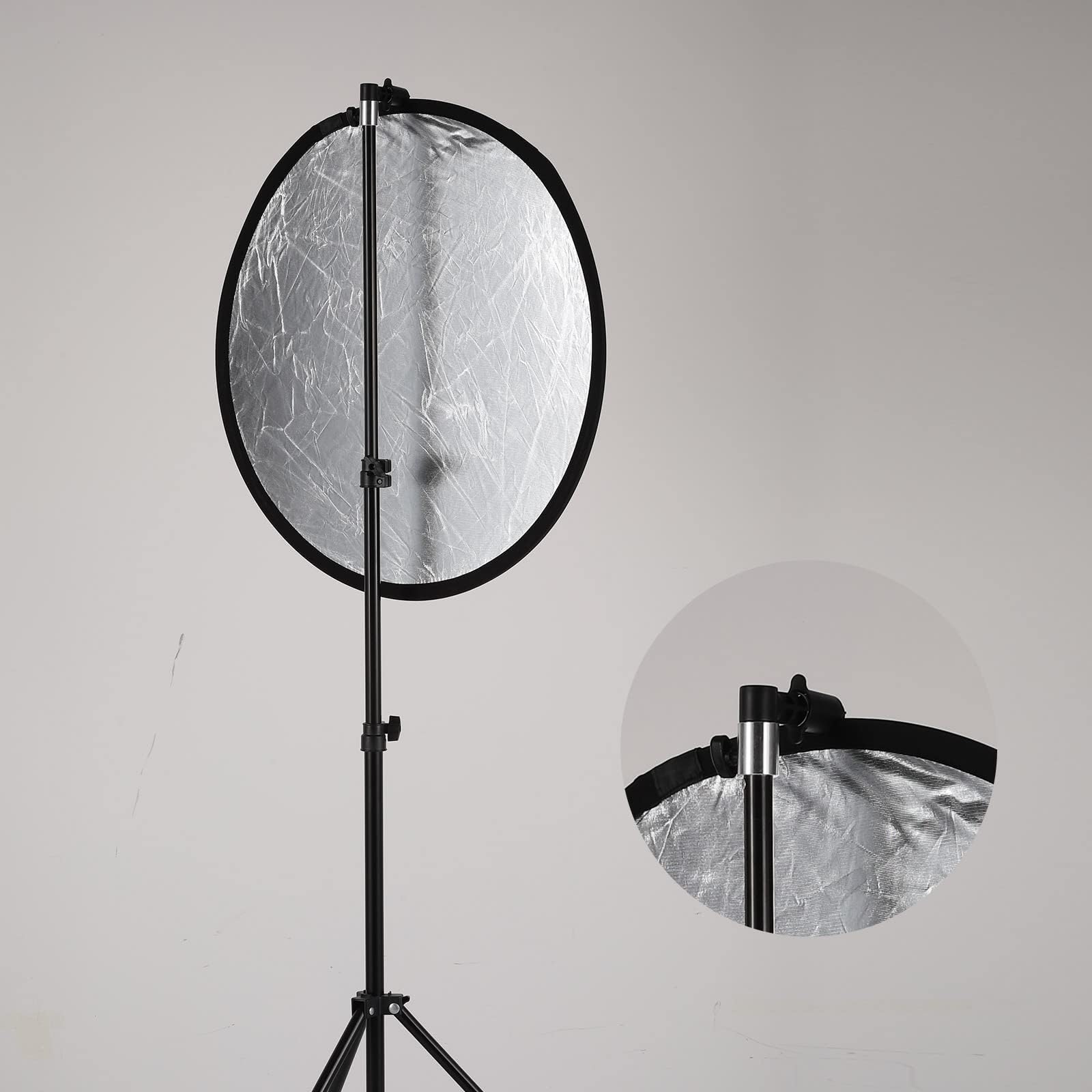 GODOX Riflettori pieghevoli per fotografia con custodia per il trasporto set per fotografia riflettore, diffusore di luce per studio (5in1 80cm)