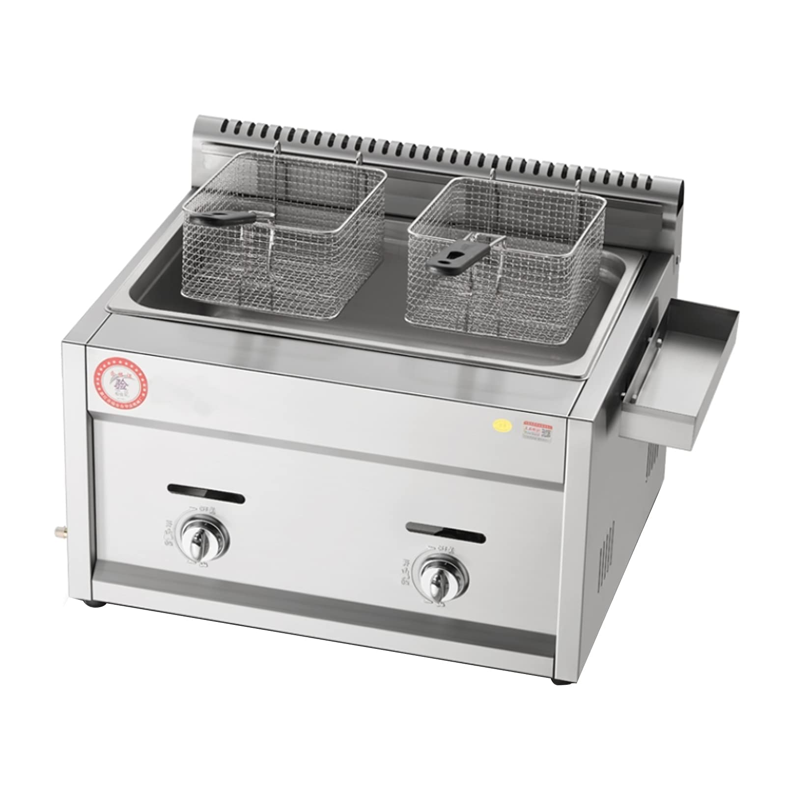 Freidora De Gas Profesional De Gran Capacidad Para Cocina Familiar Encimera De Restaurante Comercial