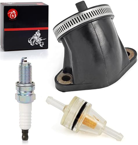 Miniatura 2 de Bujía de arranque de colector de admisión de carbohidratos para Polaris 2001-2013 Sportsman 500 HO (NO 6x6) 1997-2009 Scrambler 500 4X4 3085809