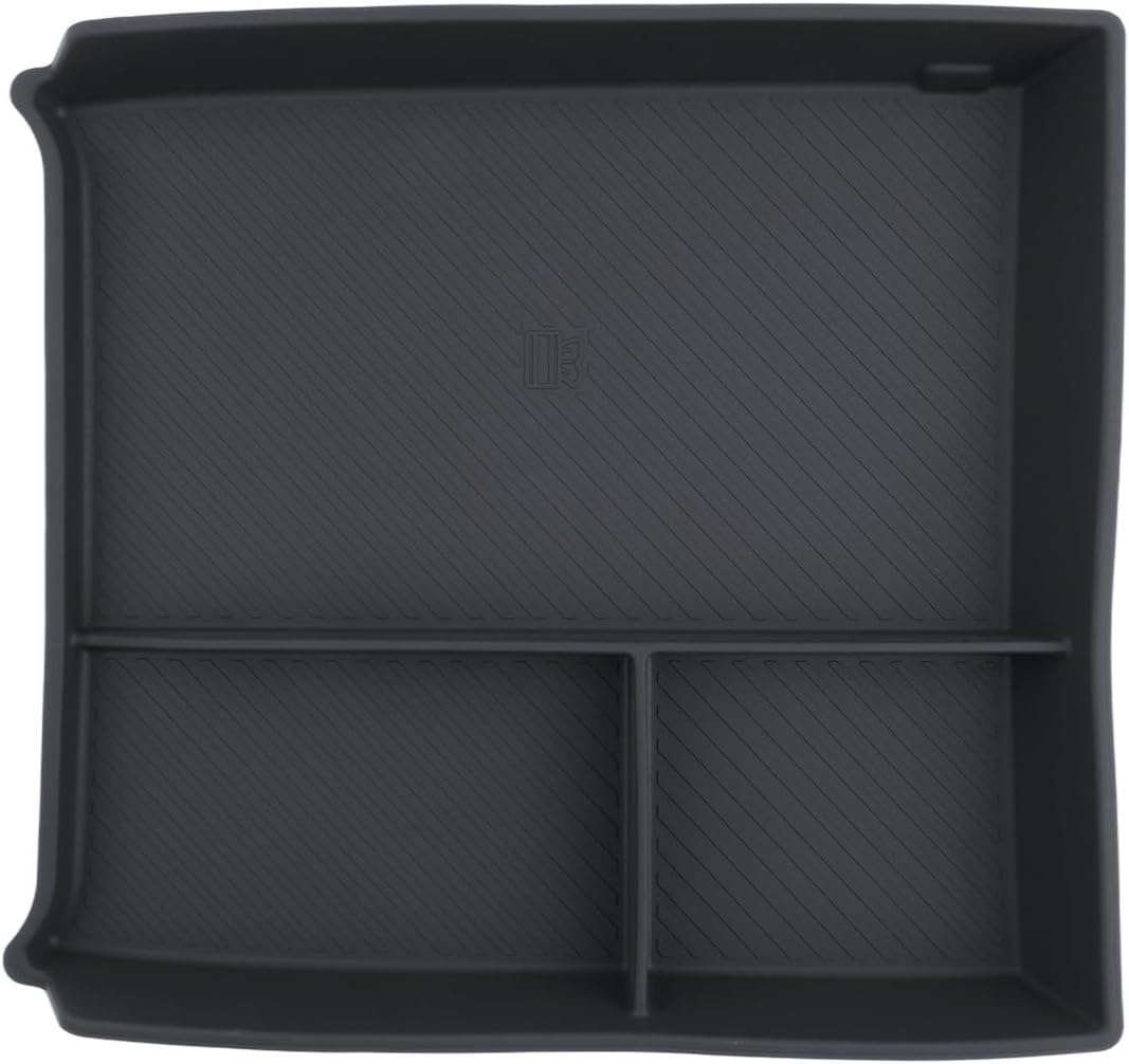 2027 Telluride Lower Center Console Organizer for 2027 Kia Telluride (S/LX/EX/X-Line/SX/SX Prestige/X-Pro SX Prestige) TPE Under Console Bridge Storage Box Console Tray 2027 Telluride Accessories