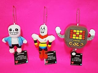 UNDERTALE Undertale Sons Papyrus Metaton Large Plush Bag Sold as a Set of 3