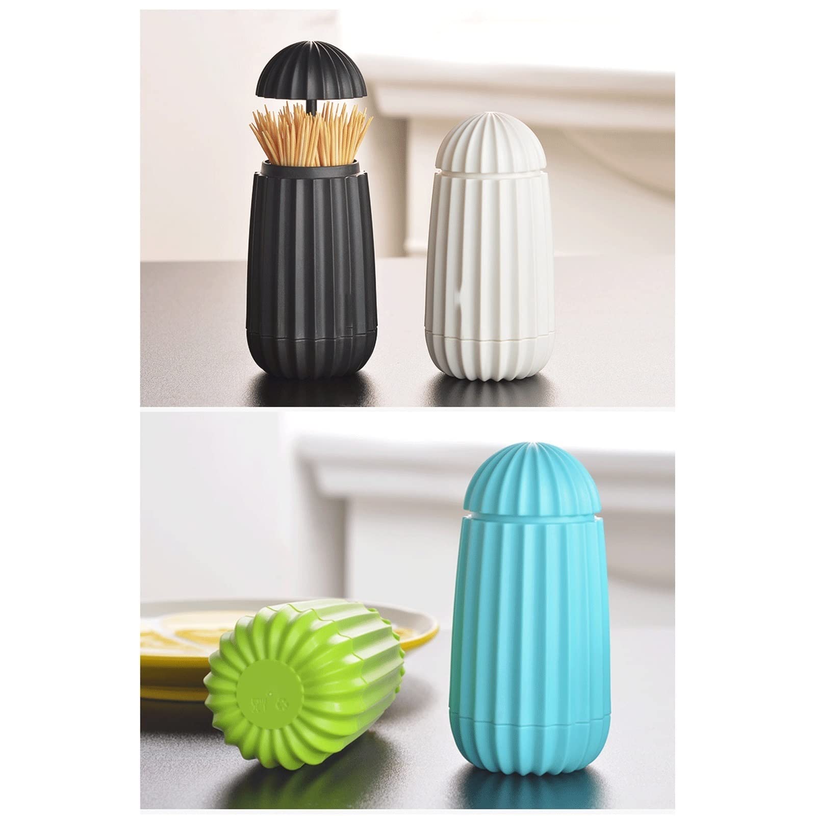 Distributore Automatico Stuzzicadenti - Portastecchini Con Pulsante Pressa - Per Casa, Ristorante, Hotel