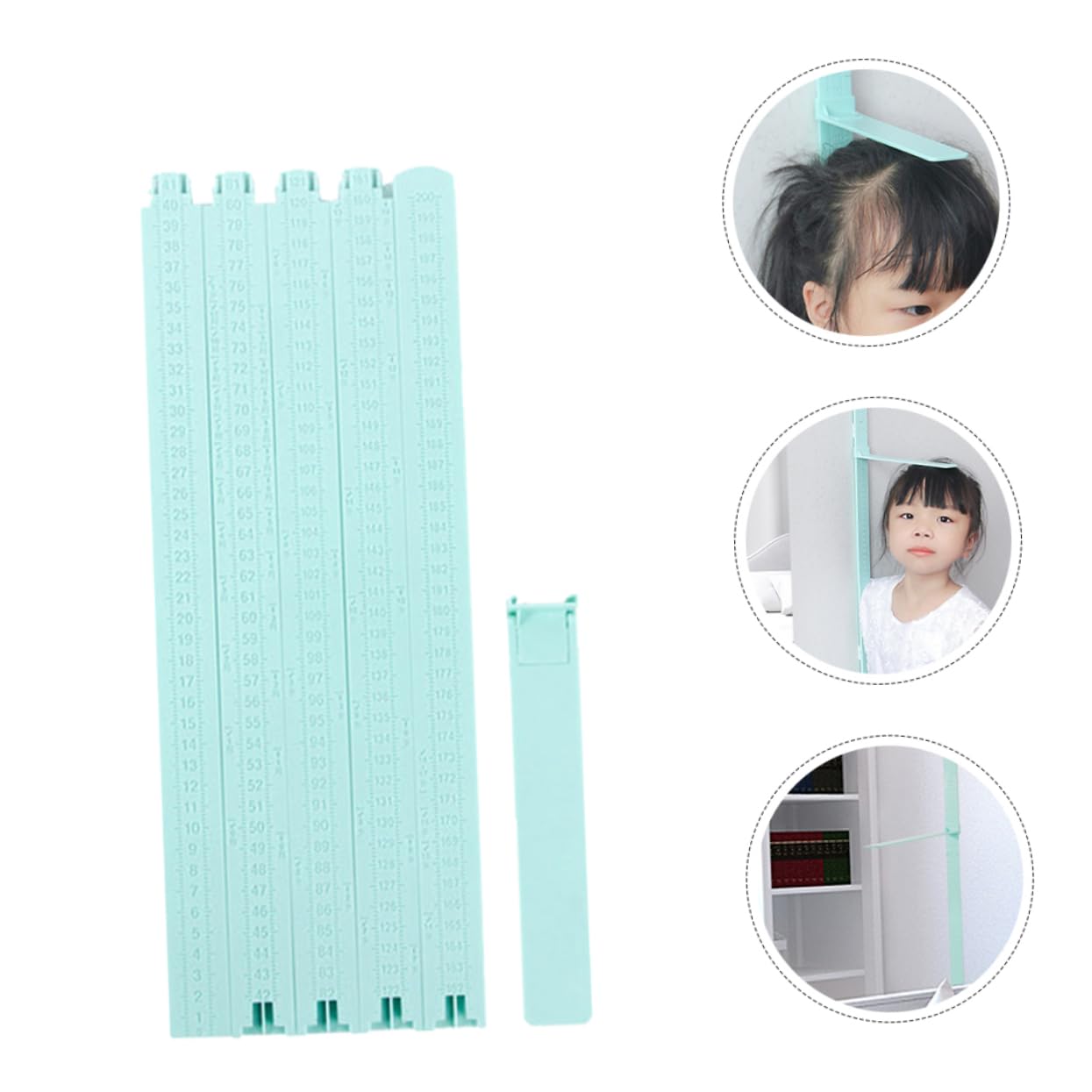 Milisten 2pcs Boy Girl Height Chart Removable Wall Growth Ruler for Boys Girls Portable Plastic Measuring Tool for Boy Girl Room Decoration Boy Girl-Safe Material Record of Growth