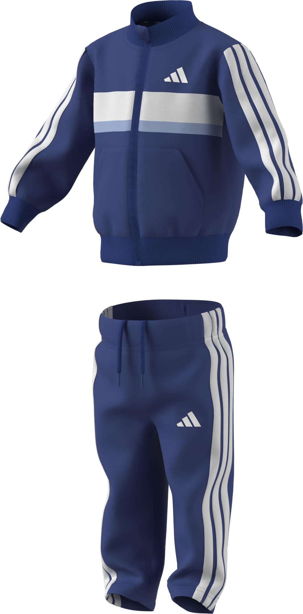 adidas Mixte bébé SEASONAL ESSENTIALS TIBERIO 3 STRIPES TRICOT TRACKSUIT