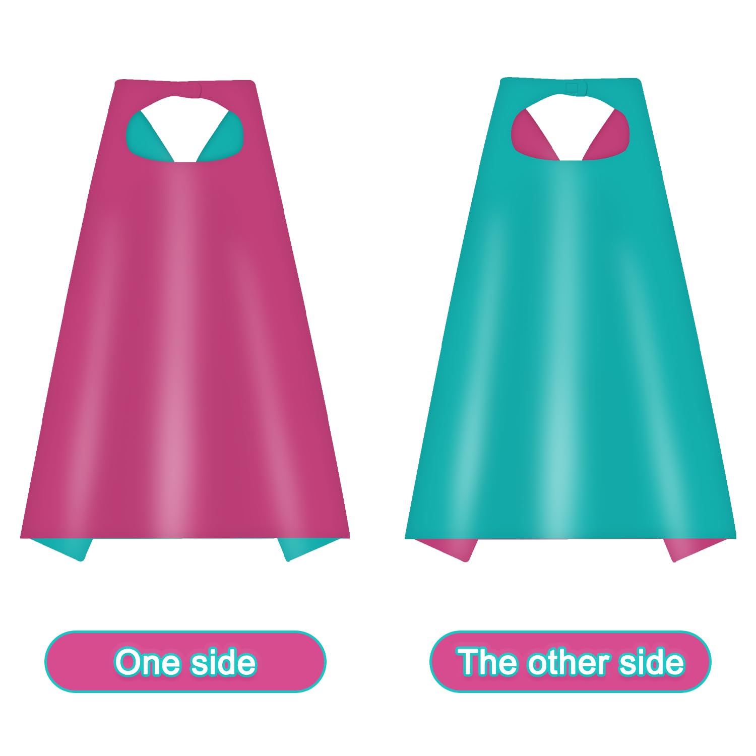 TOPWAYS® Kids Superhero Cape Mask Party Costumes - Image 3