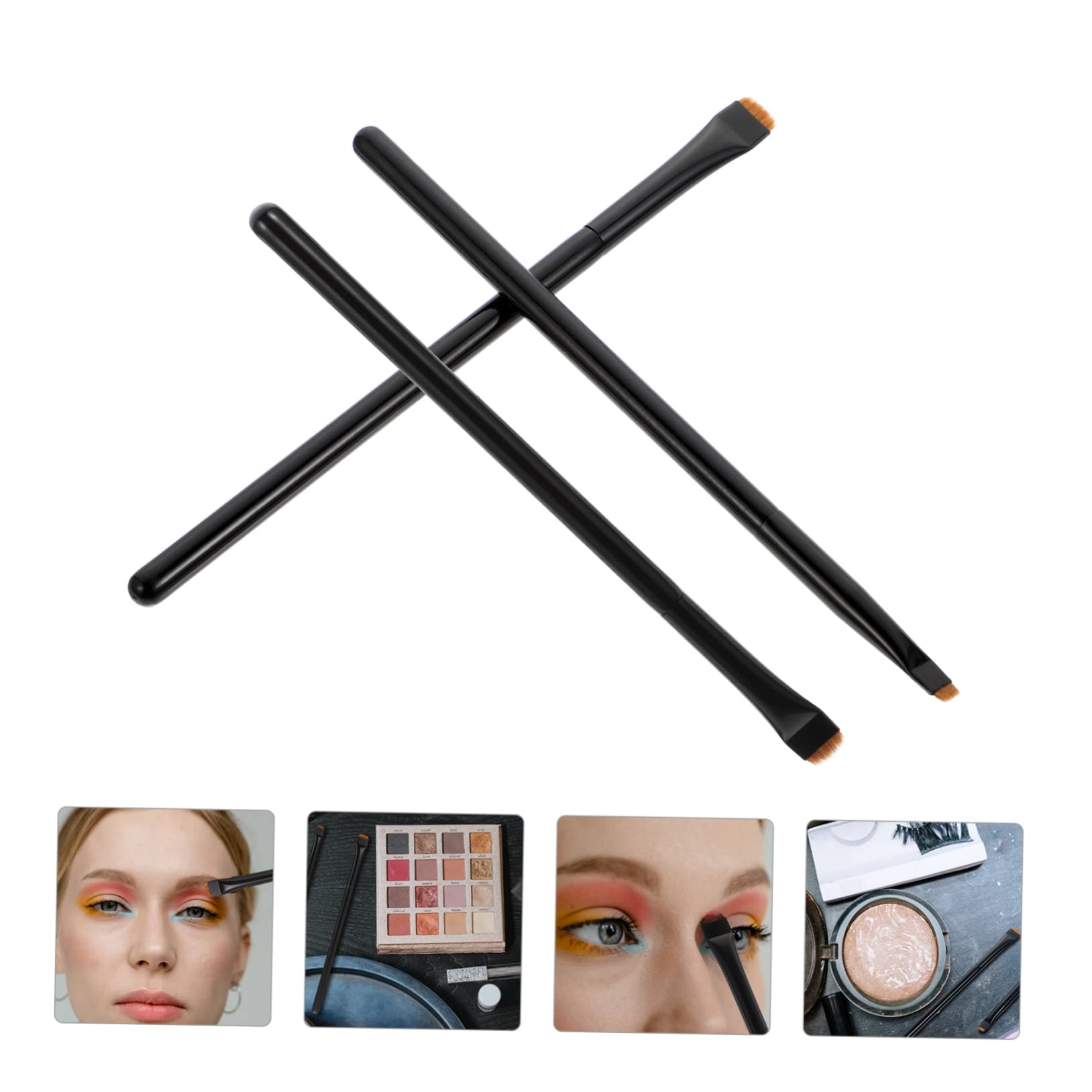 POPETPOP 15pezzi Pennelli Per Trucco Professionale Kit Di Spazzole Per Eyeliner Ombretto e Make up Per Occhi Setole Materiale Di Alta Qualità Per Applicazione Facile e Precisa