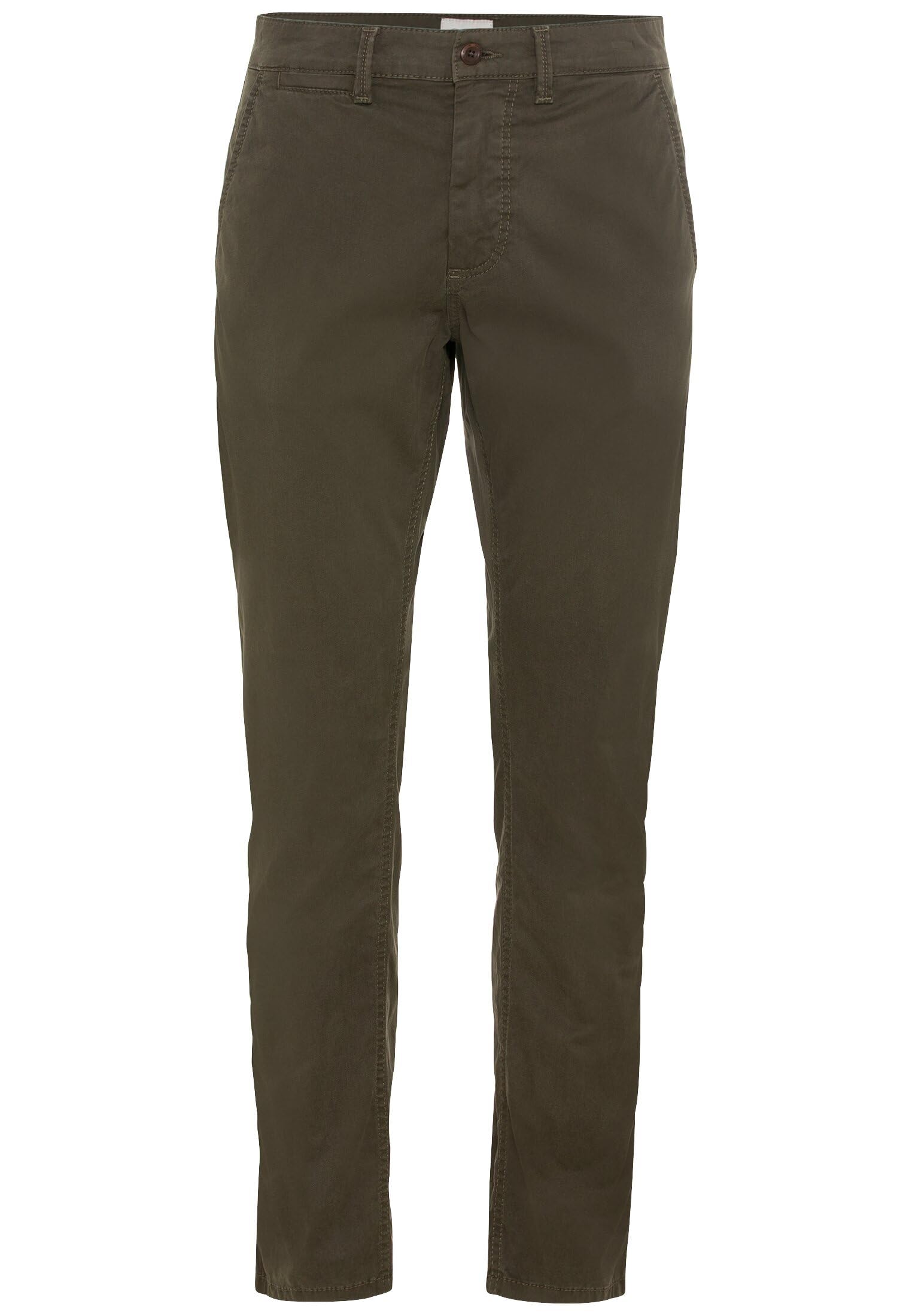 camel active Herren Slim Fit Chino Dunkel Khaki