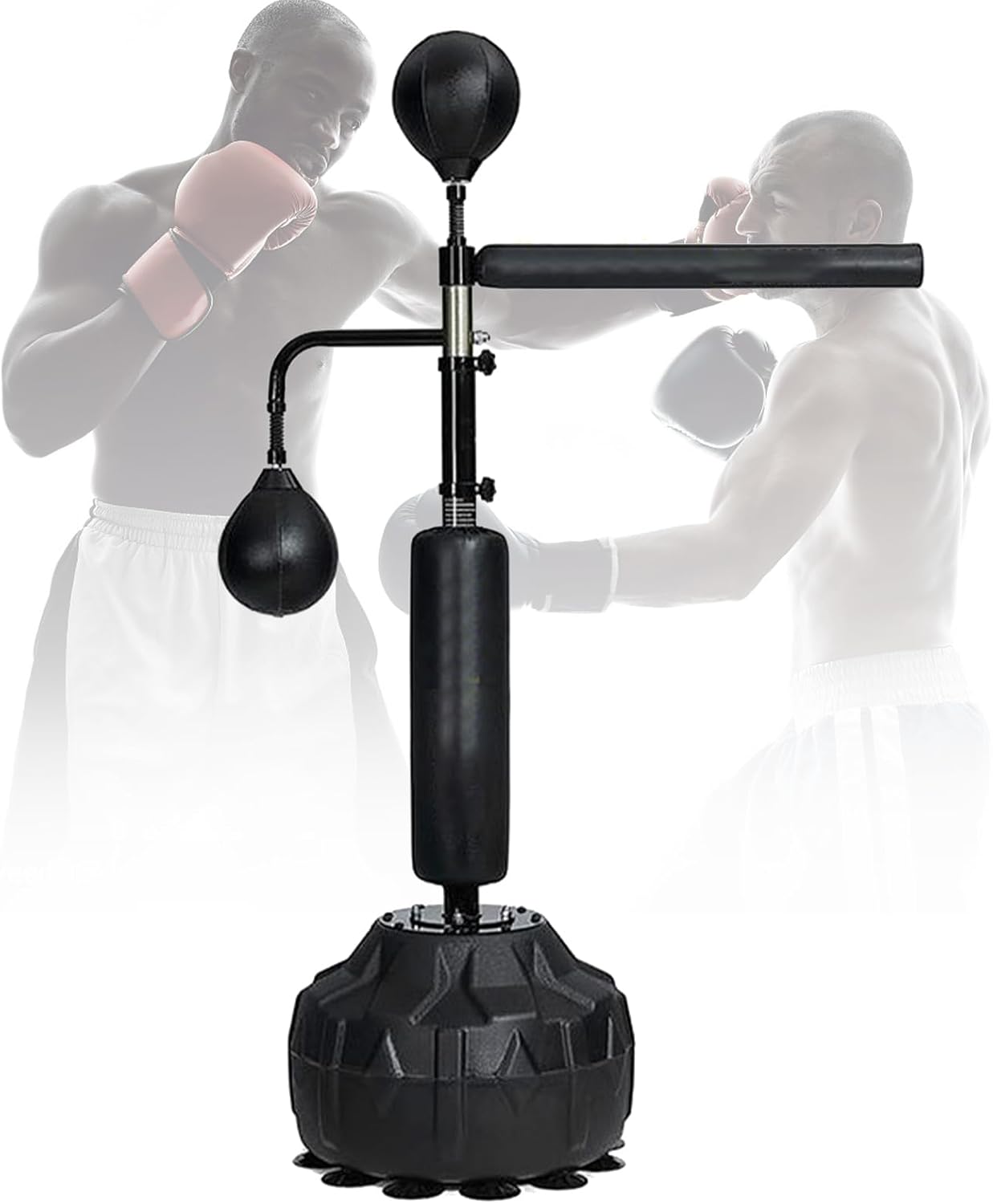 Boxing Punching Bag Stand, High Rebound Speed Ball,360 Degrees Swing Arm Bar, for Home Gym Training