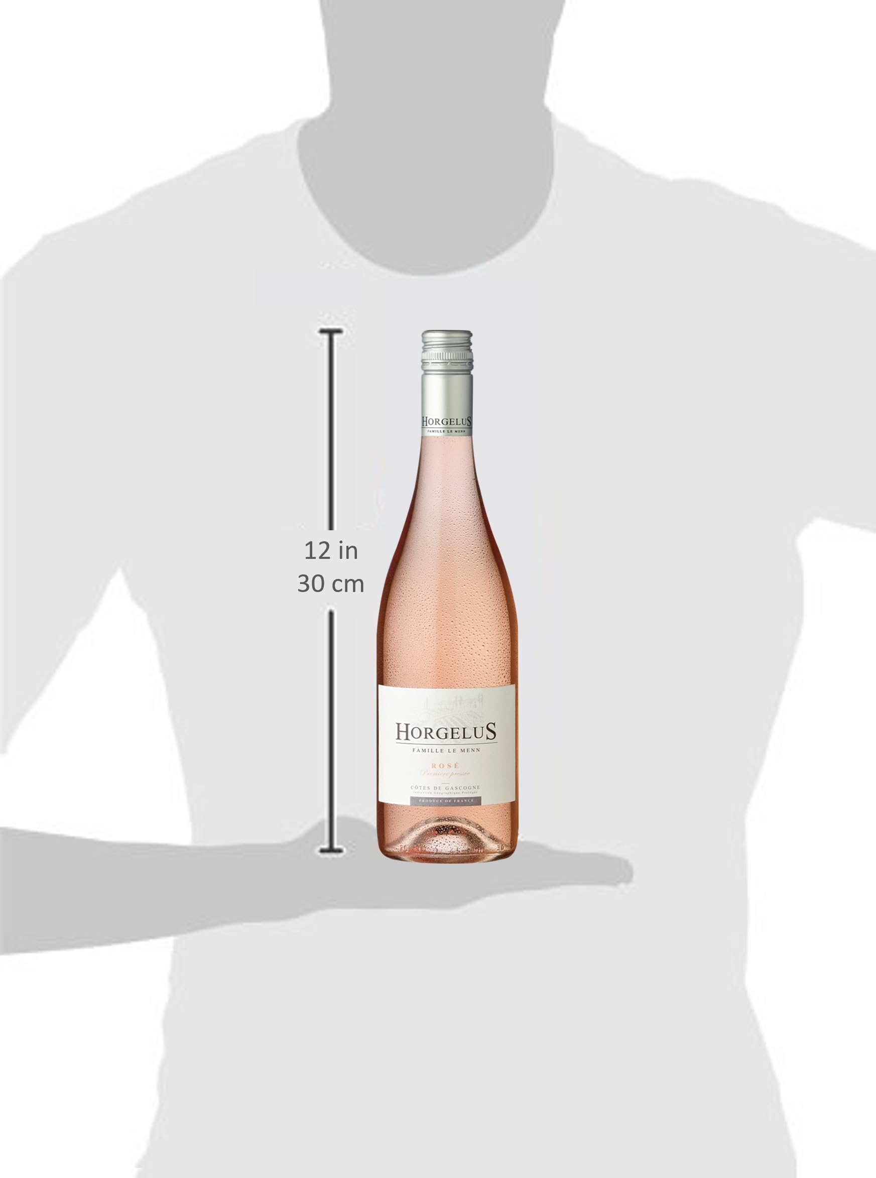 Horgelus Rosé Côtes de Gascogne I.G.P. (6x 0,75l) - Eleganter, trockener Roséwein mit Aromen von Erdbeere & Himbeere