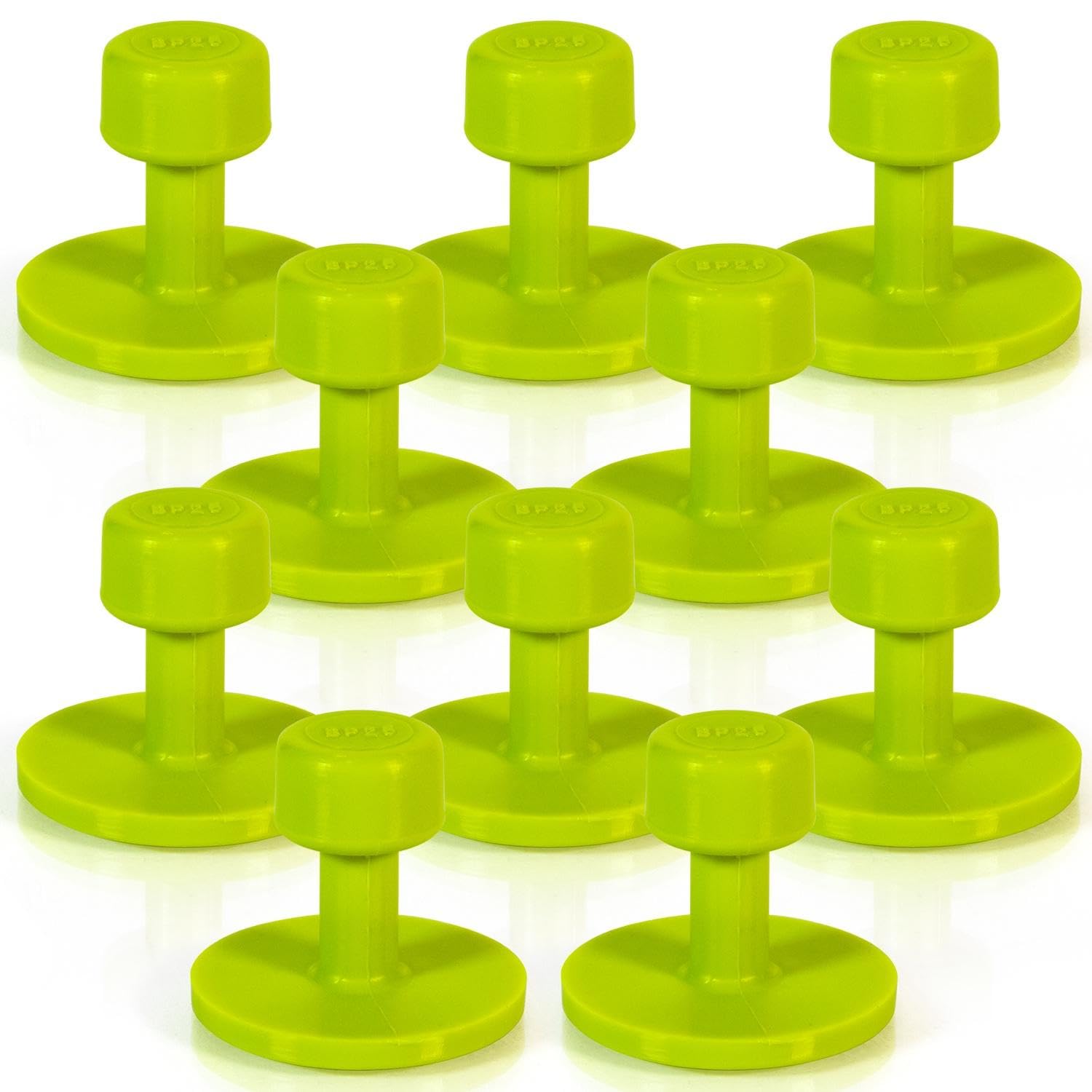 Tabweld Black Plague Gang Green 25mm Hail Tabs Round PDR Hail Dent Tab Pack - 10 Pack Paintless Dent Repair