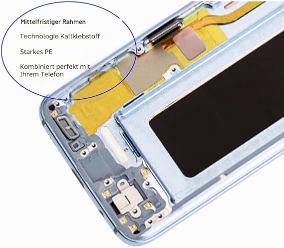 Screen for Samsung S8 TFT Blue with Frame Without Fingerprint