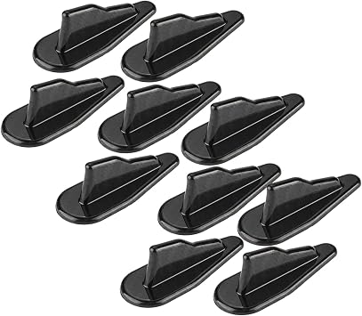 Shark Fin Spoiler Vortex Generator 10Pcs Universal Carbon Fiber Car Roof Wing Kit