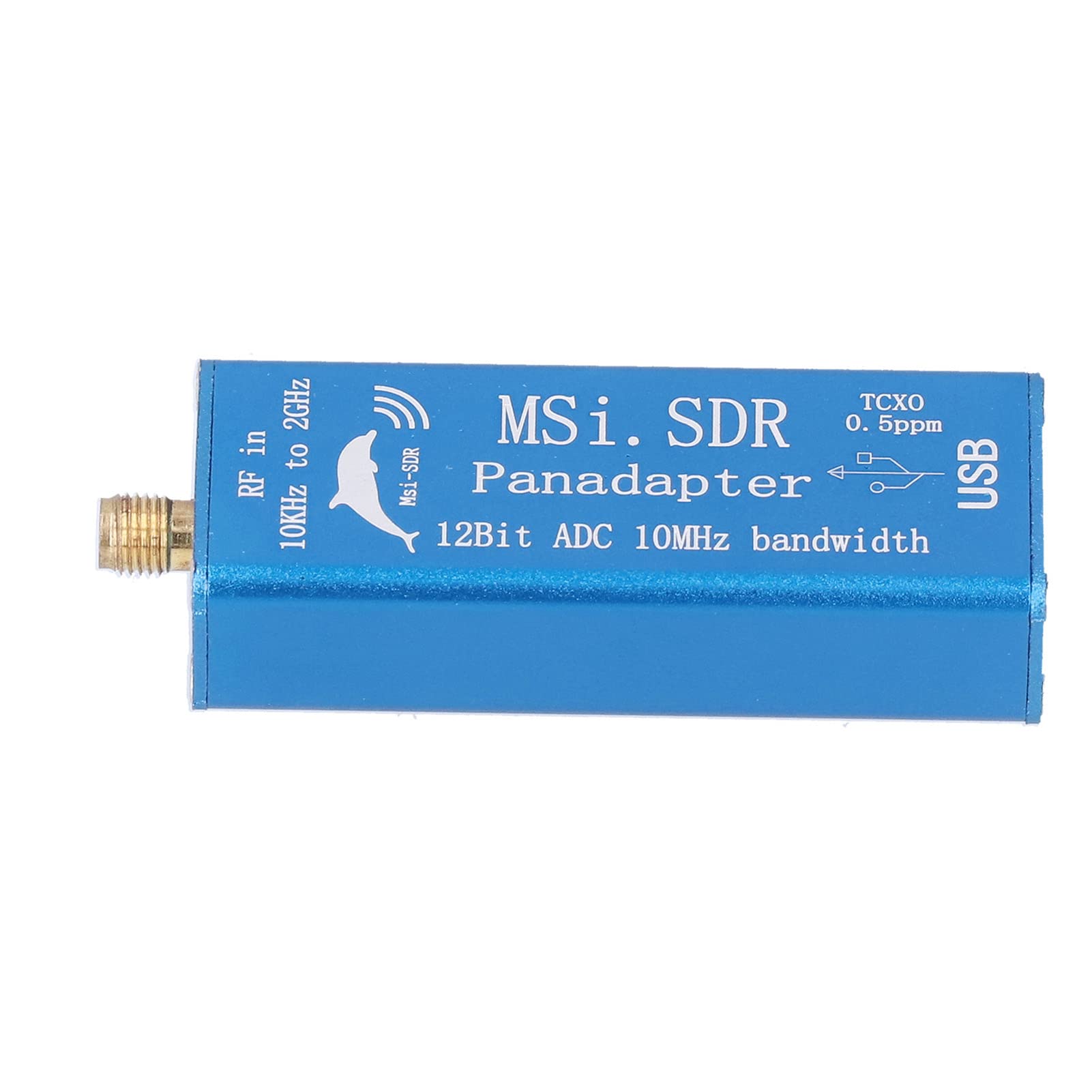 SDR Broadband Software-Funkempfänger- und Testantennen-Kit mit TCXO 0,5 ppm, 10 kHz bis 2 GHz Frequenzbereich, kompatibel mit RSP1-Software, unterstützt Linux Android und