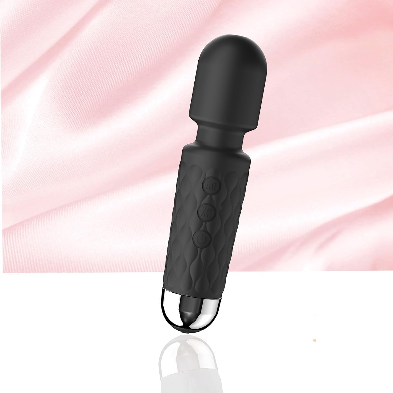 Handheld Portable Black Massager - Massager to Relieve Back Neck Shoulder Whole Body Muscle Pain Relief Pressure and Tension Relief & Sports Recovery 20-Modes & 8-speeds Multi-Settings Available,