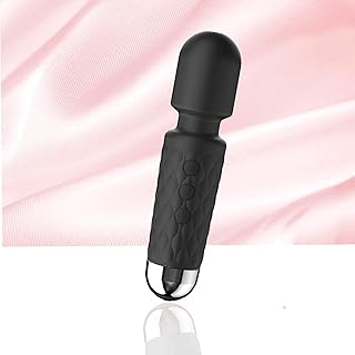 Handheld Portable Black Massager - Massager to Relieve Back Neck Shoulder Whole Body Muscle Pain Relief Pressure and Tension Relief & Sports Recovery 20-Modes & 8-speeds Multi-Settings Available,