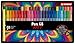 STABILO Premium Fiber-Tip Pen Pen 68 - Tin of 50 - Assorted Colors, Coloring Felt Tip Marker, Fine Point, 1mm Tip