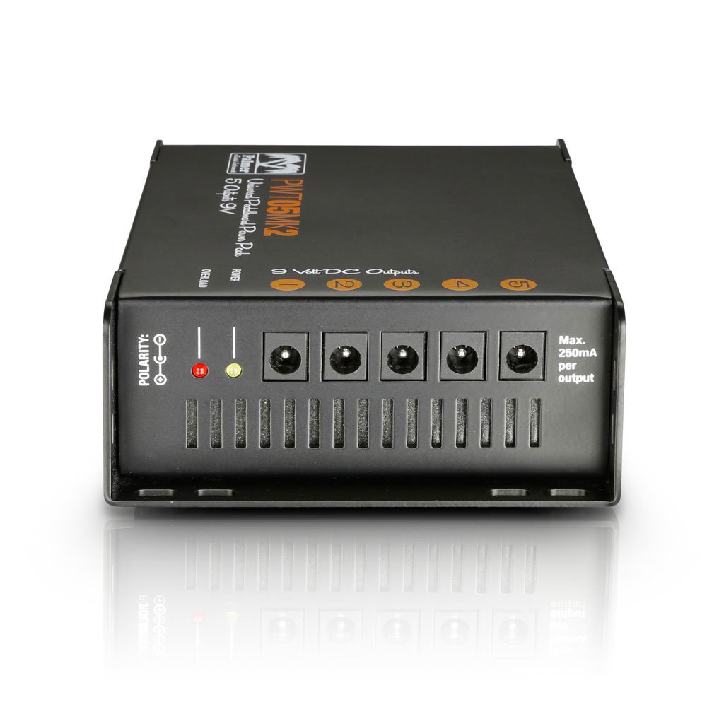 Palmer PWT 05 MK 2 - Alimentatore universale da 9 V per pedaliere a 5 uscite