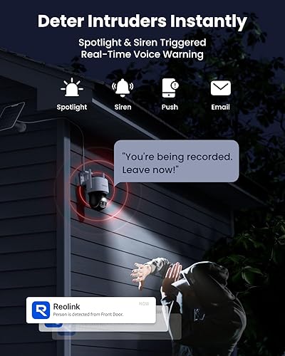 Miniatura 6 de REOLINK Cámara de seguridad celular 4K de doble lente 4G LTE para exteriores, PTZ con seguimiento automático, sin WiFi alimentado por energía solar,