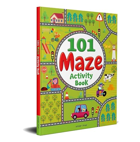 101 Maze Activity Book: Fun & Challenging Mazes for Kids Boost Critical Thinking, Problem-Solving & Motor Skills | Ages 4–8 | Over 100 Engaging Maze Challenges | 3 Hours of Screen-Free Fun | Perfect for Travel, Gifts & Learning Play