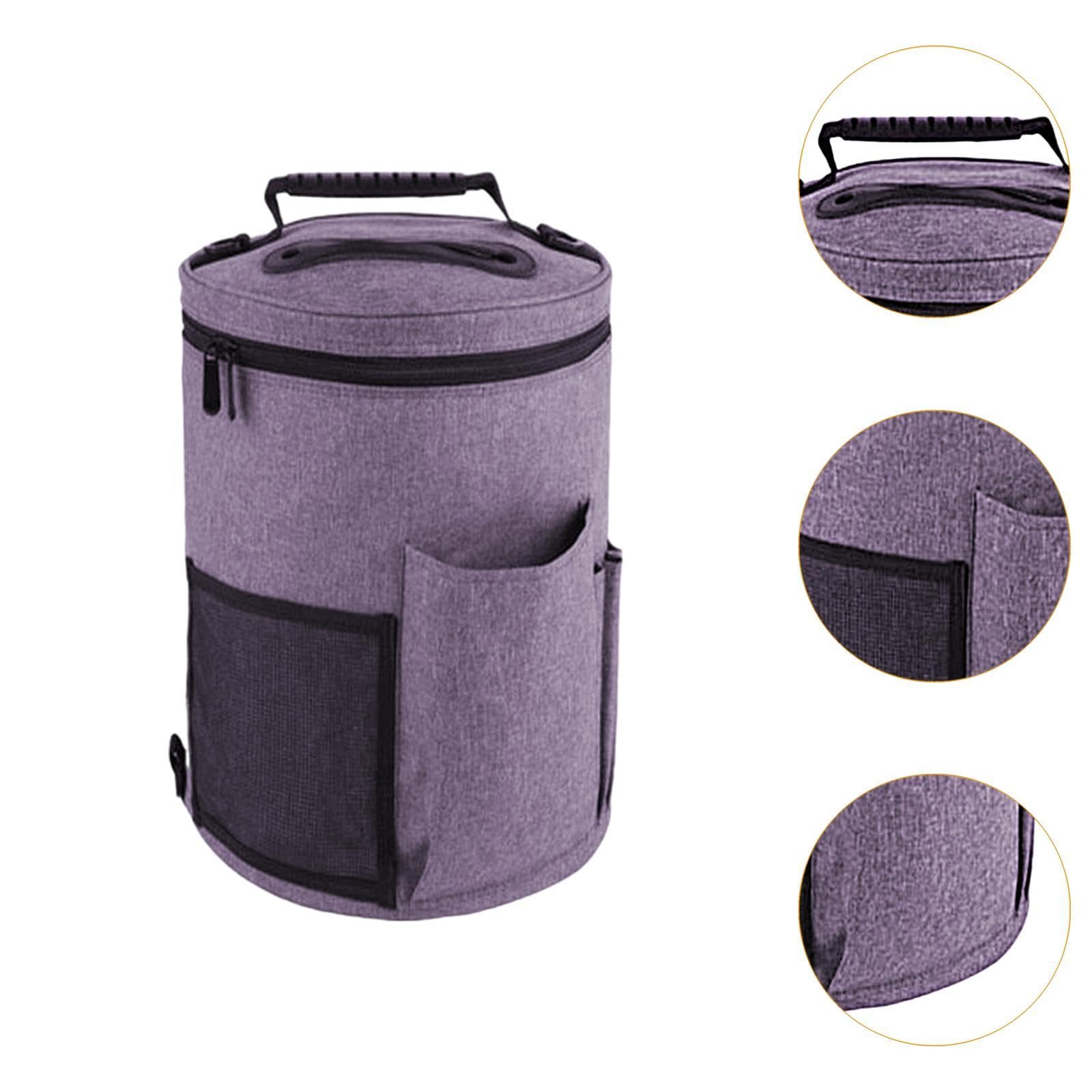 Enakshi® Yarn Holder Bag Portable Knitting Shoulder Bag for Store Yarn Beginners purple|Home & Garden | Household Supplies & Cleaning | Home Organization | Storage Bags 4