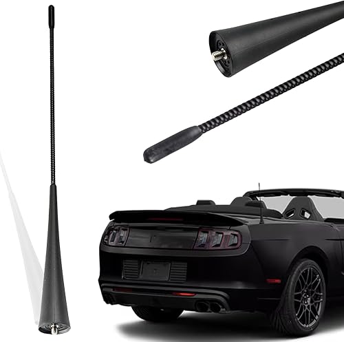 Covnikyer Mástil de antena de techo compatible con Ford Mustang 2010-2014 Antena de radio de coche de repuesto AR3Z-18813-A