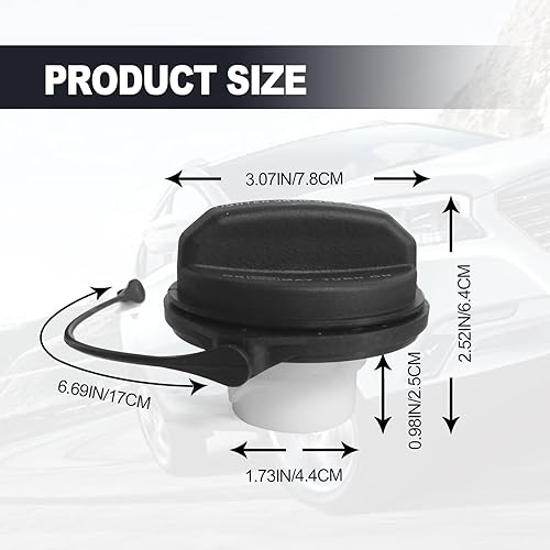 Miniatura 2 de Repuesto de tapa de gas 31010-3L600, 310103L600, compatible con Genesis Coupe, Santa Fe, Sonata, Tucson, Veloster, Hyundai Motor-Accent, Azera