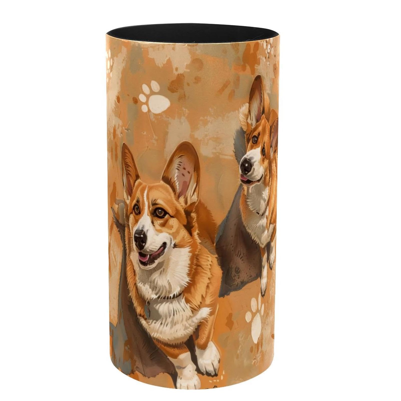 Boîte à musique et porte-stylos Corgi, idée cadeau bureau