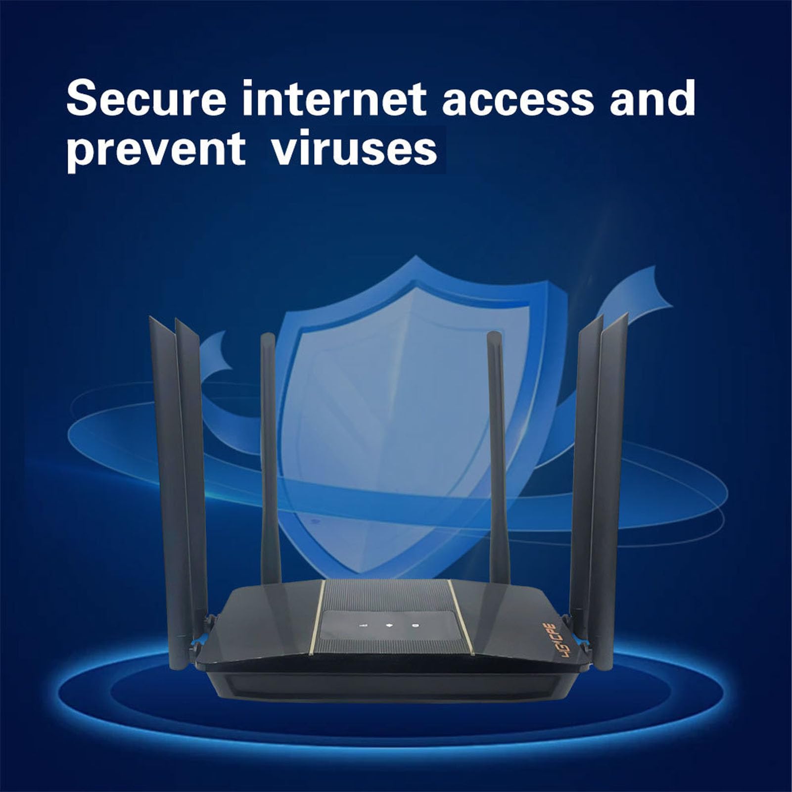 Router Wireless 4G LTE con Antenne Ad Alto Guadagno, Fino a 10-20 Dispositivi, connettività Perfetta, per Europa e Asia, Accesso Alla Rete Veloce (Spina europea)
