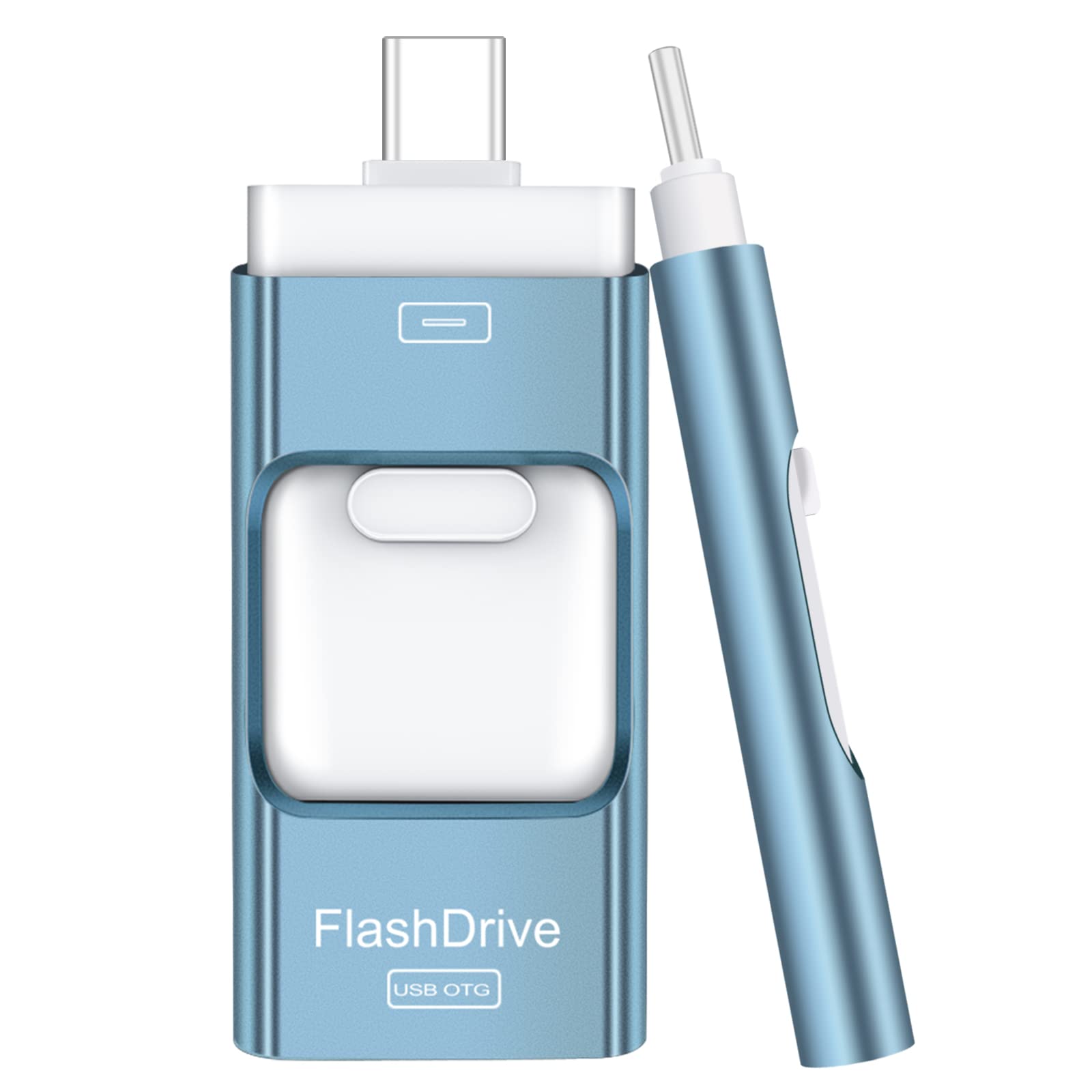 USBメモリ 128GB usbメモリ フラッシュドラメモリ メモリースティック 高速 データ保存 Lightning/type-cコネクタ搭載 容量不足解消 写真保存用 外付けメモリ Android パソコン iPhone17/16/15//14/13 /12/iPad/iPod/Win/Mac兼用