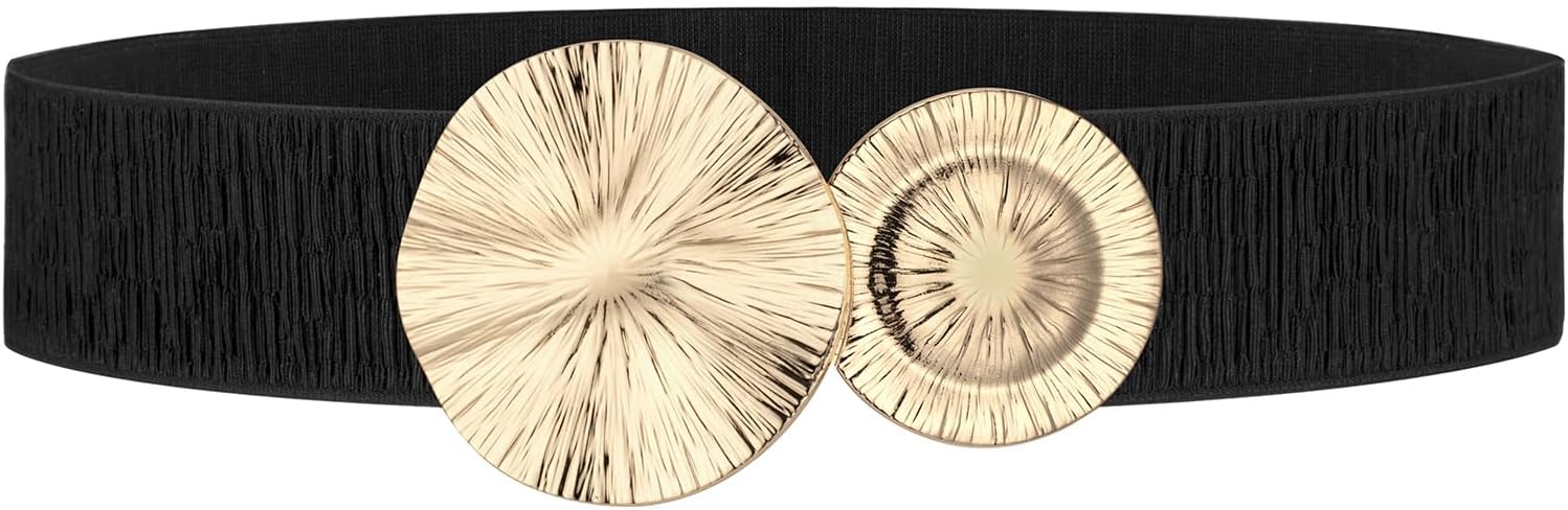 Wide Belts for Women Dresses Elastic Stretch Belt Fashion Trendy Waist Belt for Women Girls