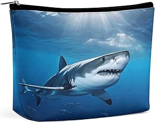 Ocean Sea Animal Shark Toiletry Bag Portable ...