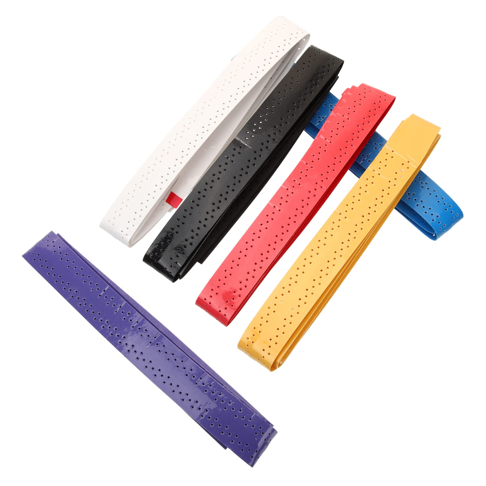 Mipcase 6Pcs Thickening Non Slip Badminton Grip Tape Moisture Absorbing Overgrip for Tennis Racket Durable and Flexible Design for Enhanced Performance and Comfort