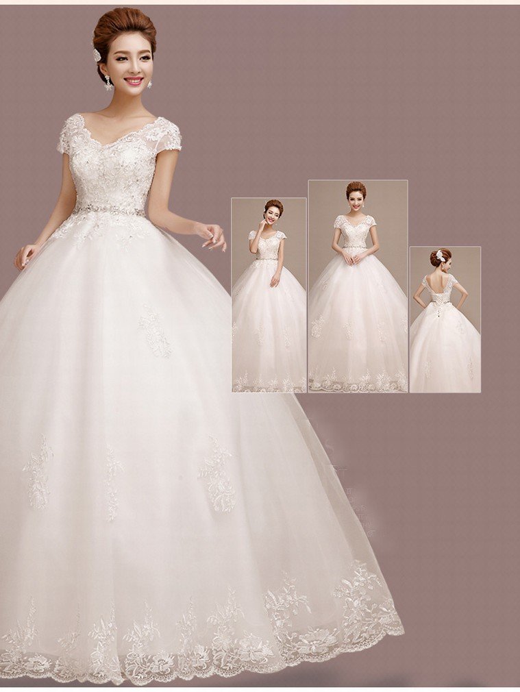 Robe de mariée grande taille sculptante pour affiner la silhouette en hiver
