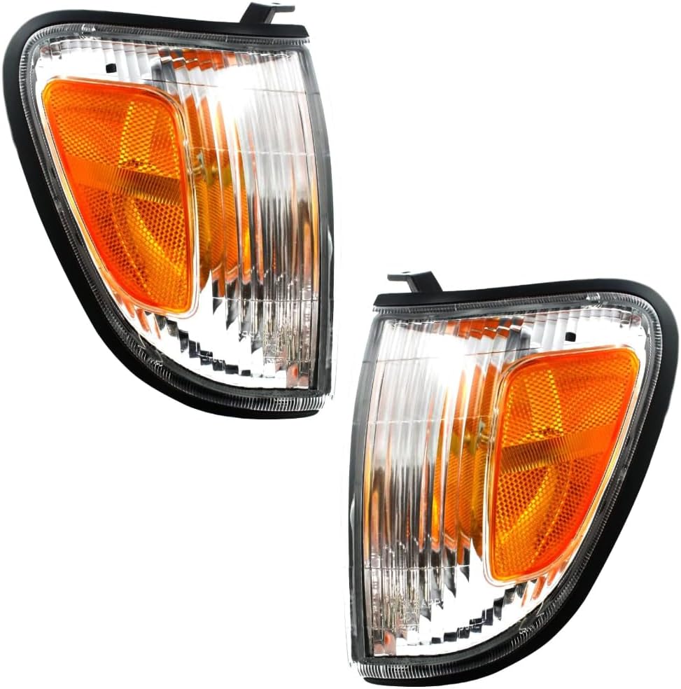 EPIC LIGHTING OE Spec Replacement Halogen Corner Lights Assembly Compatible with TOYOTA 97-00 TACOMA RWD 2WD 4WD - Pair