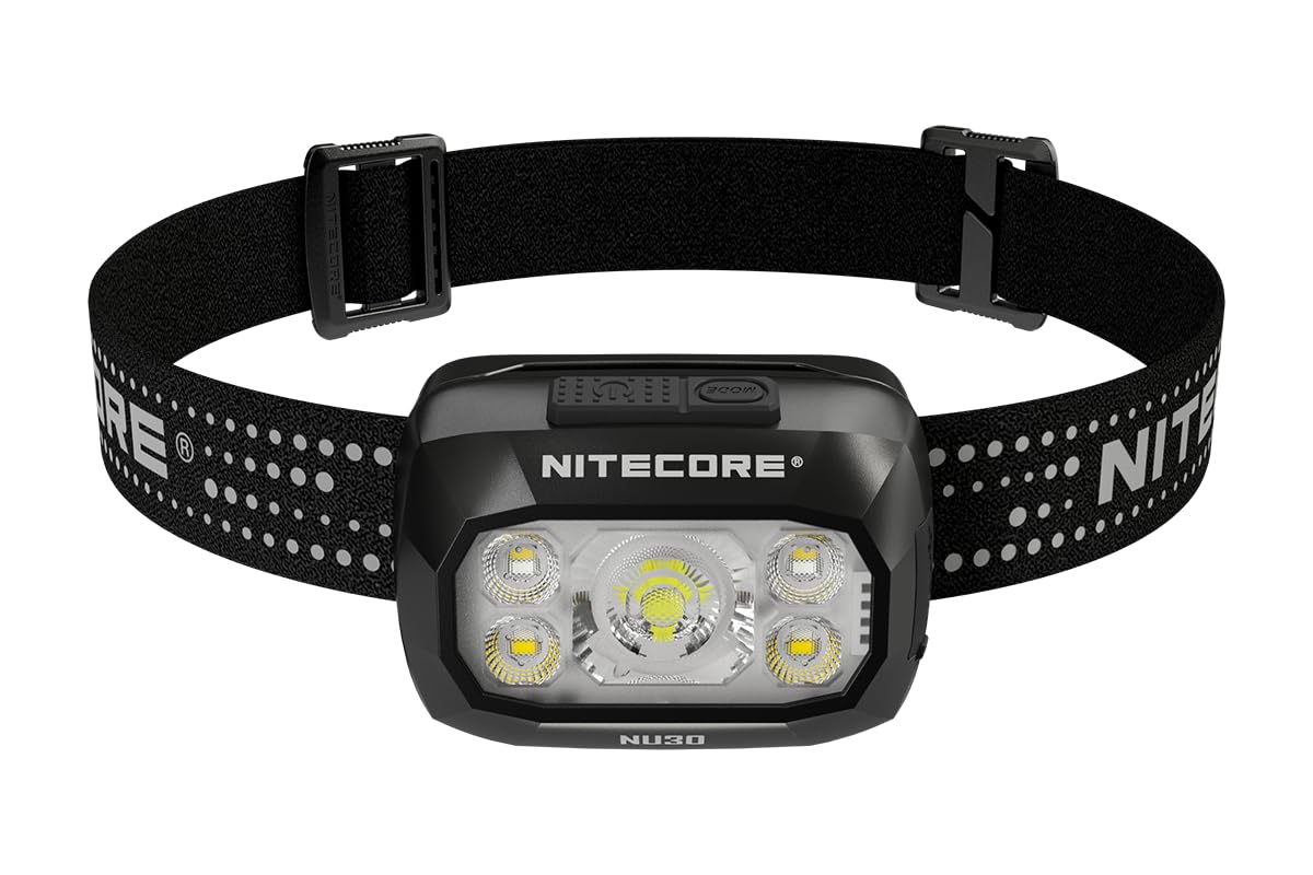 Nitecore NU30 Headlamp Rechargeable, Black